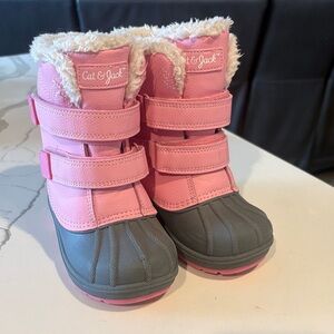 Cat & Jack Pink and Gray Kids' Boots
